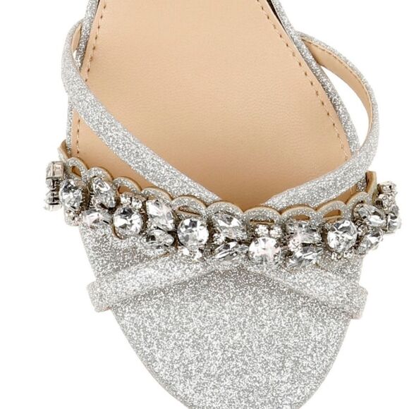 Jewel Badgley Mishka Giona Embellished Evening Shoe Size 7.5 New - Picture 6 of 12